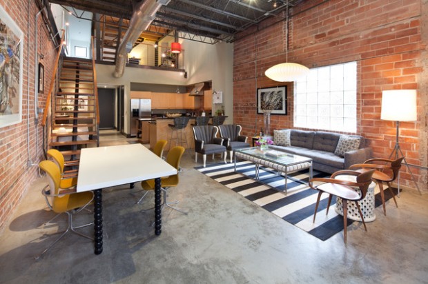 16 Urban Interior Design Ideas in Industrial Style (13)