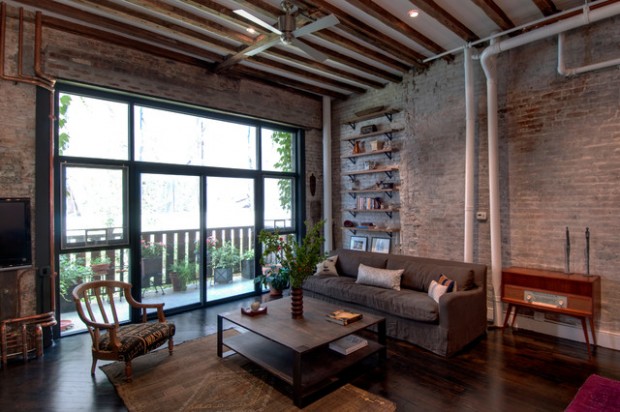 16 Urban Interior Design Ideas in Industrial Style (14)