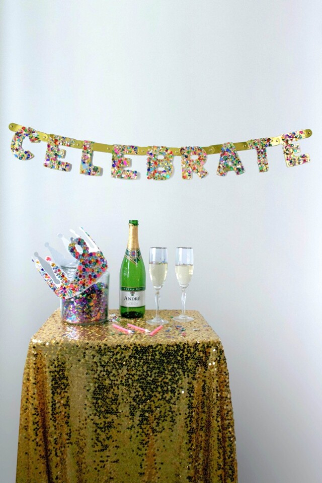 17 Cute DIY Confetti Party Crafts