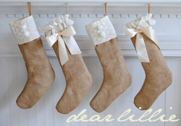 18 Creative and Easy DIY Christmas Stocking - Diy Christmas stocking, Diy Christmas