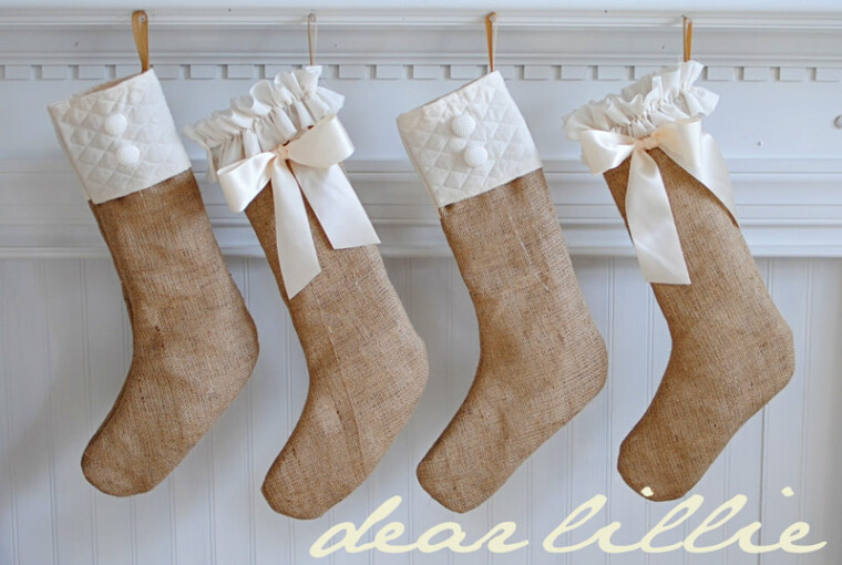 18 Creative and Easy DIY Christmas Stocking - Diy Christmas stocking, Diy Christmas