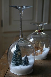 White winter village. 18 Cute and Creative DIY Snow Globe Ideas
