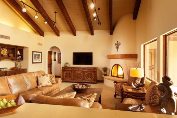 18 Gorgeous Living Room Design Ideas in Mediterranean Style (15)