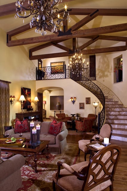 18 Gorgeous Living Room Design Ideas in Mediterranean Style (8)