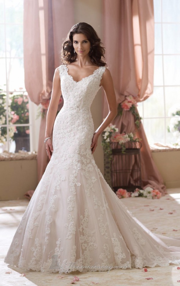 20 Lace Wedding Dresses for Romantic Brides (16)