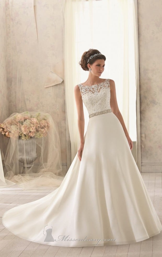 20 Lace Wedding Dresses for Romantic Brides (9)