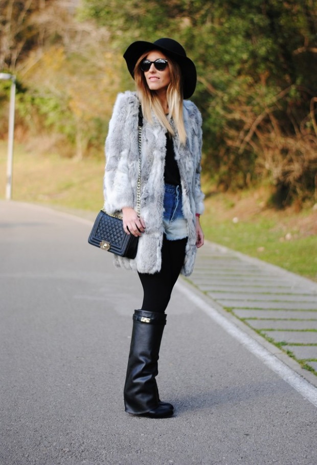 20 Popular Street Style Combinations for Winter (10)