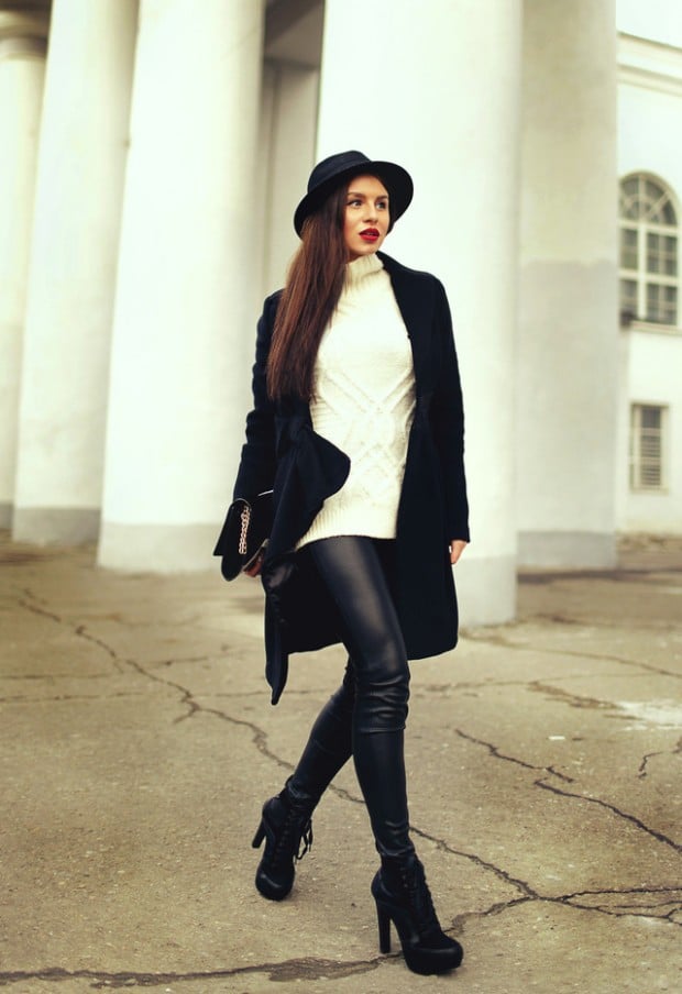 20 Popular Street Style Combinations for Winter (11)