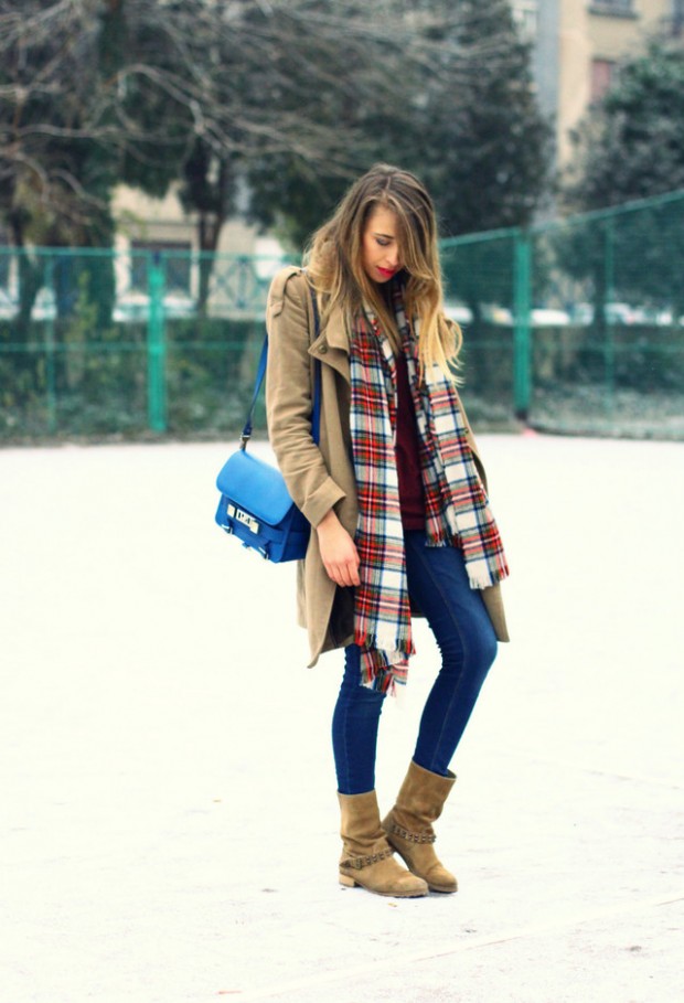 20 Popular Street Style Combinations for Winter (14)