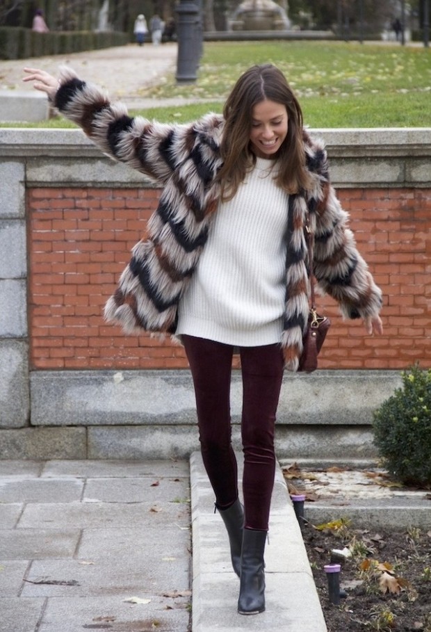 20 Popular Street Style Combinations for Winter (7)