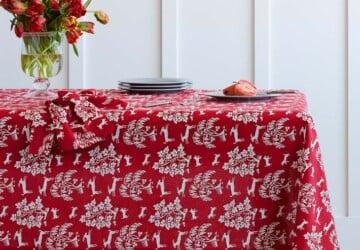 22 Tablecloths for Perfect Table Decoration - tableclooths, table decoration, kitchen, Dining Table