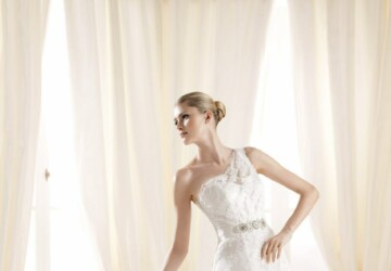 23 Elegant One Shoulder Wedding Dresses - Wedding Dresses, one shoulder wedding dresses, elegant wedding dresses
