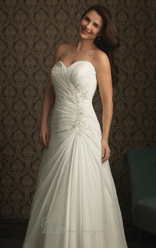 15 Romantic Chiffon Wedding Dresses (11)