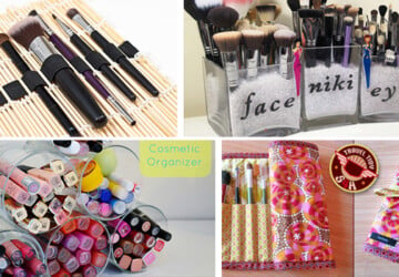 17 Great DIY Makeup Organization and Storage Ideas - makeup organization, diy storage, diy organization projects, diy makeup storage