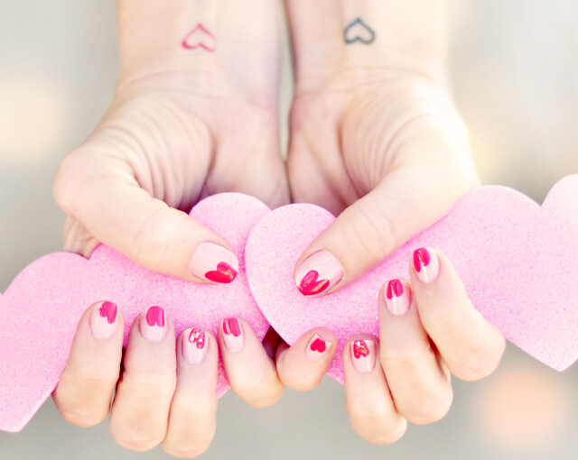 20 Amazing Valentine’s Day Nail Art Ideas - Valentine's day nail art, Valentine's day, nail art ideas