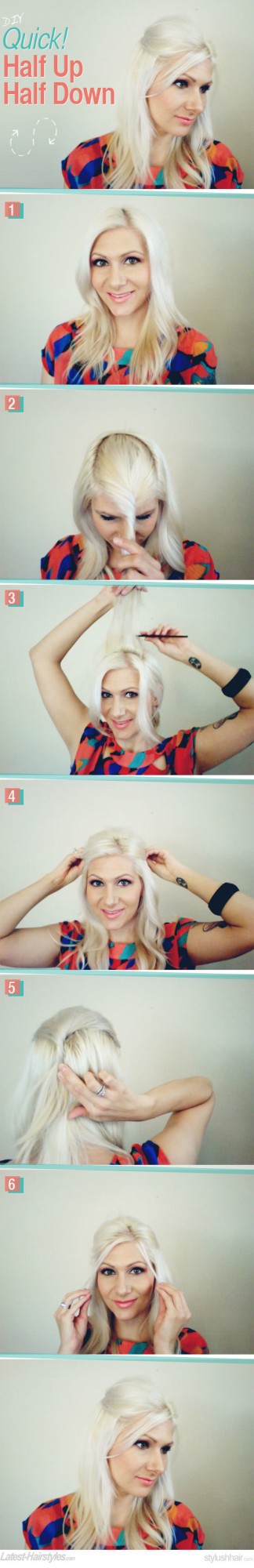 20 Cute and Easy Hairstyle Ideas and Tutorials (5)