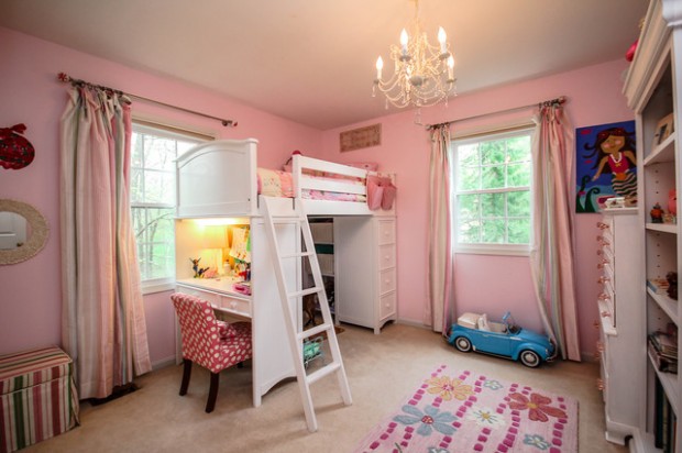 20 Great Loft Bed Design Ideas for Small Kids Bedrooms (20)