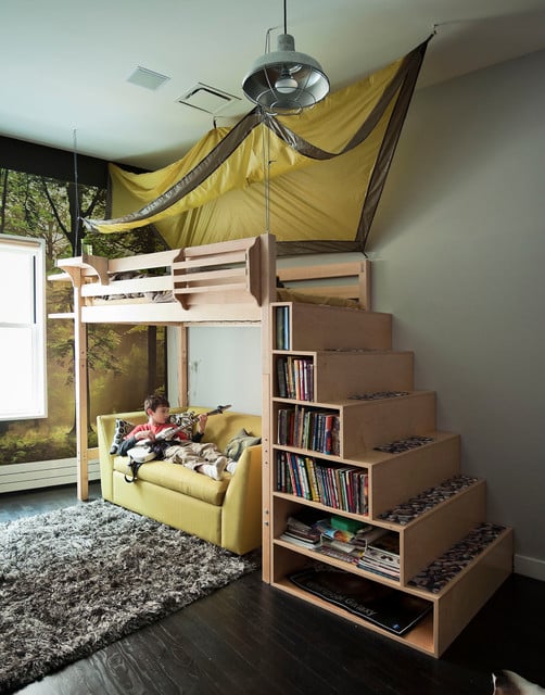 20 Great Loft Bed Design Ideas for Small Kids Bedrooms (4)