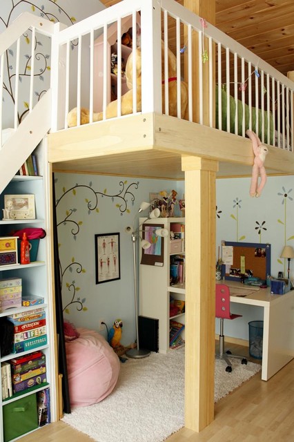 20 Great Loft Bed Design Ideas for Small Kids Bedrooms (6)