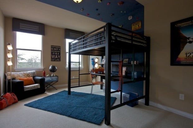 20 Great Loft Bed Design Ideas for Small Kids Bedrooms (9)