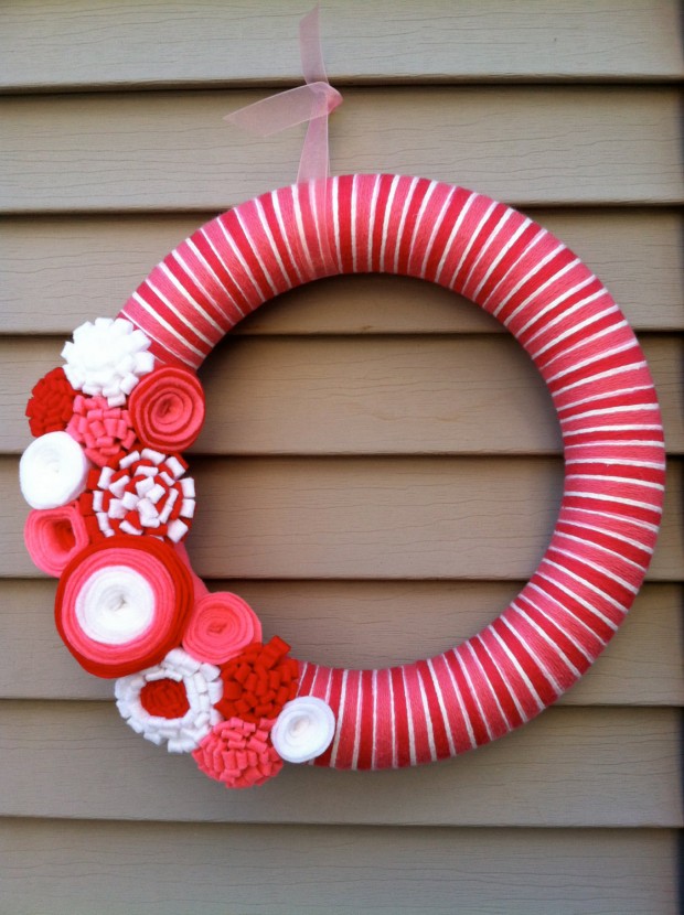 20 Heart Melting Handmade Valentine's Wreaths (6)