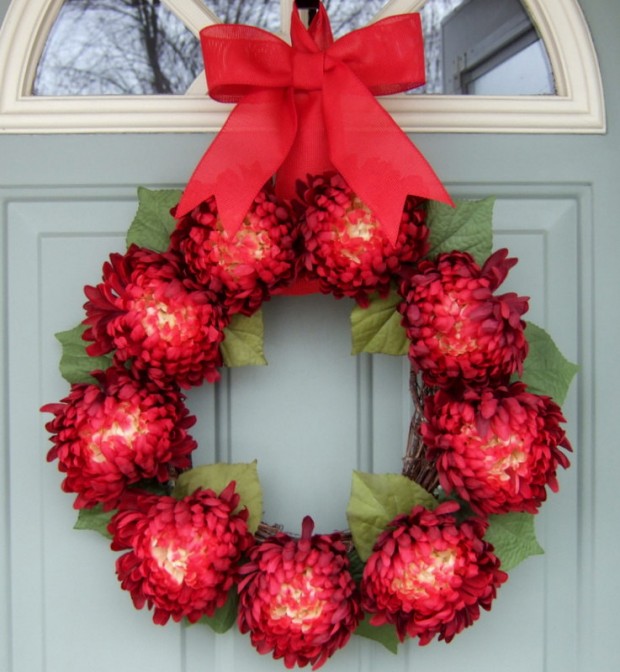 20 Heart Melting Handmade Valentine's Wreaths (7)