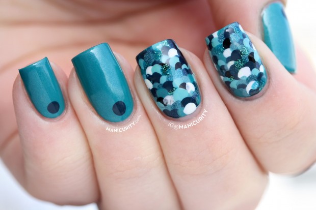 22 Creative and Fun Monochrome Nail Art Ideas (19)