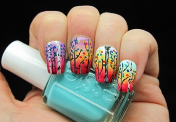 24 Amazing Colorful Nail Art Ideas - nail art ideas, Nail Art, colorful nail art, colorful nail, Colorful