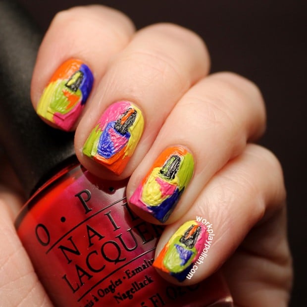 24 Amazing Colorful Nail Art Ideas (12)