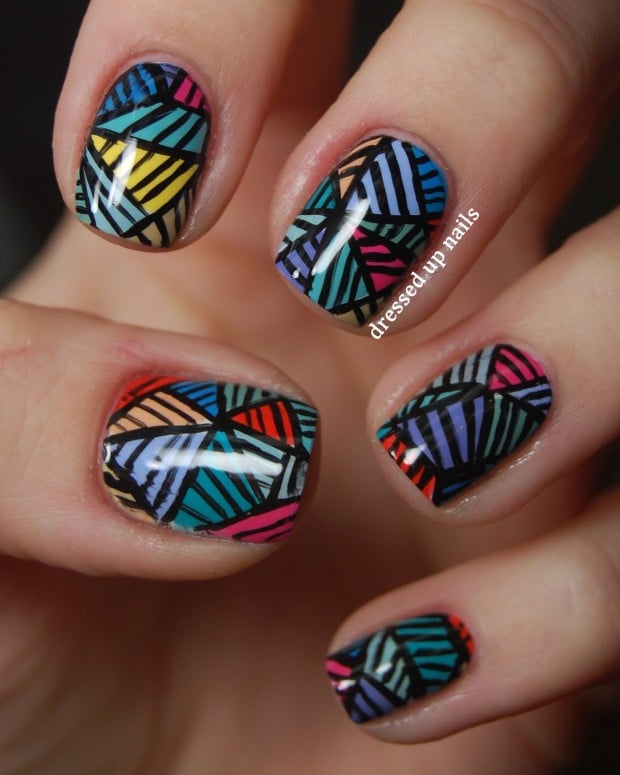 24 Amazing Colorful Nail Art Ideas (14)