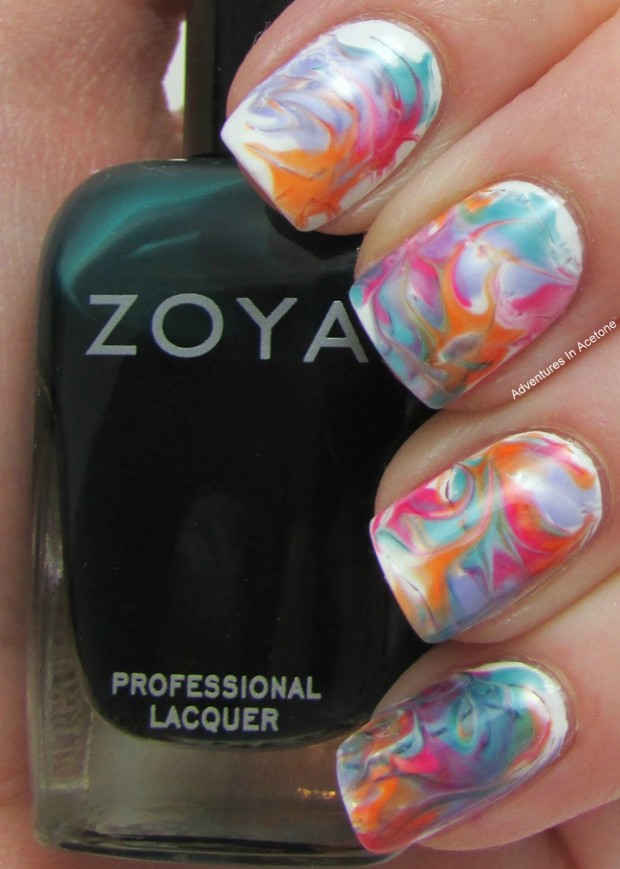 24 Amazing Colorful Nail Art Ideas (20)