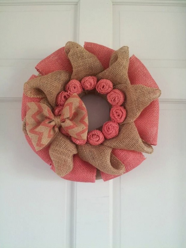 25 Outstandingly Cute Handmade Valentine's Wreath Designs (12)