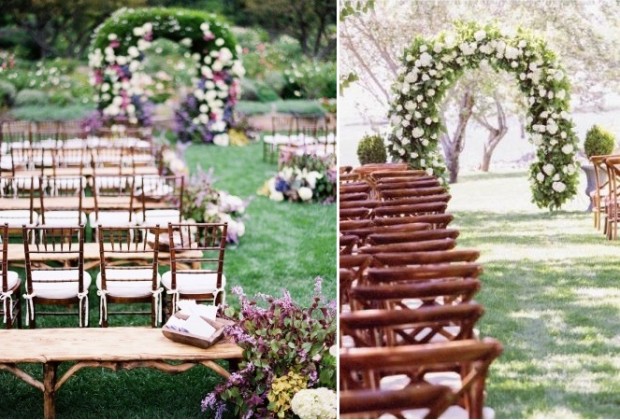 26 Beautiful and Romantic Garden Wedding Ideas  (1)