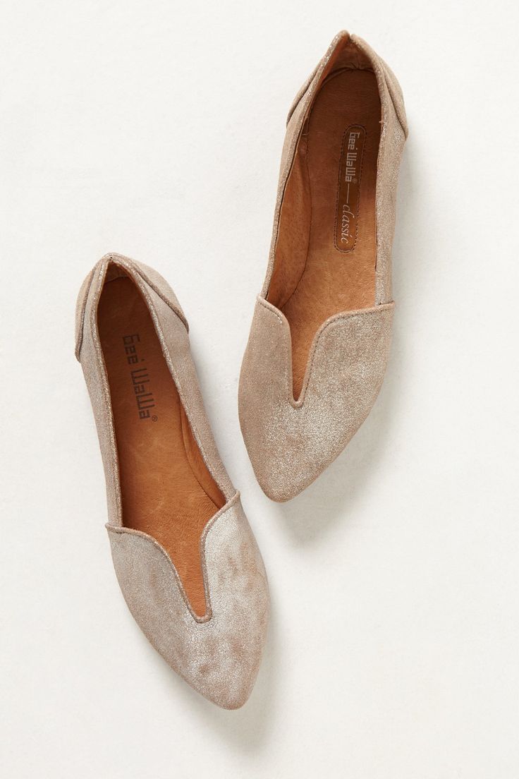 trendy work flats