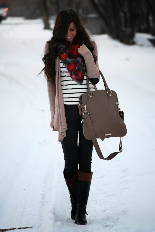 winter outfits with cardigans