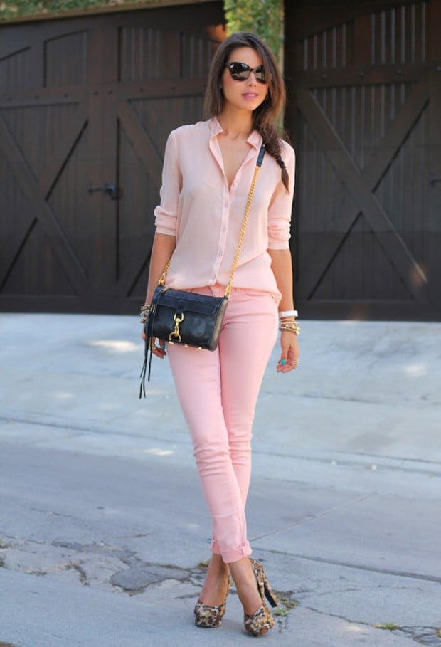 Colored Jeans for Spring 21 Stylish Outfit Ideas (10)