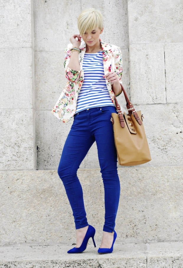 Colored Jeans for Spring 21 Stylish Outfit Ideas (12)