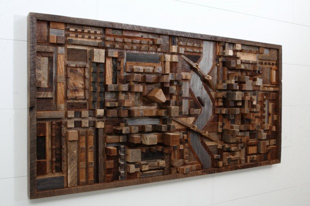 Outstanding Reclaimed Wood Wall Art (1)