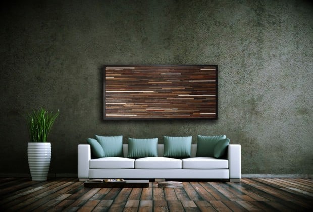 Outstanding Reclaimed Wood Wall Art (17)