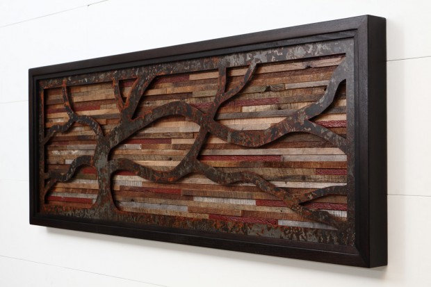 Outstanding Reclaimed Wood Wall Art (4)