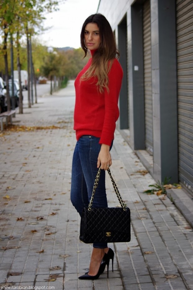Wear Red on Valentine’s Day 20 Romantic Outfit Ideas (13)