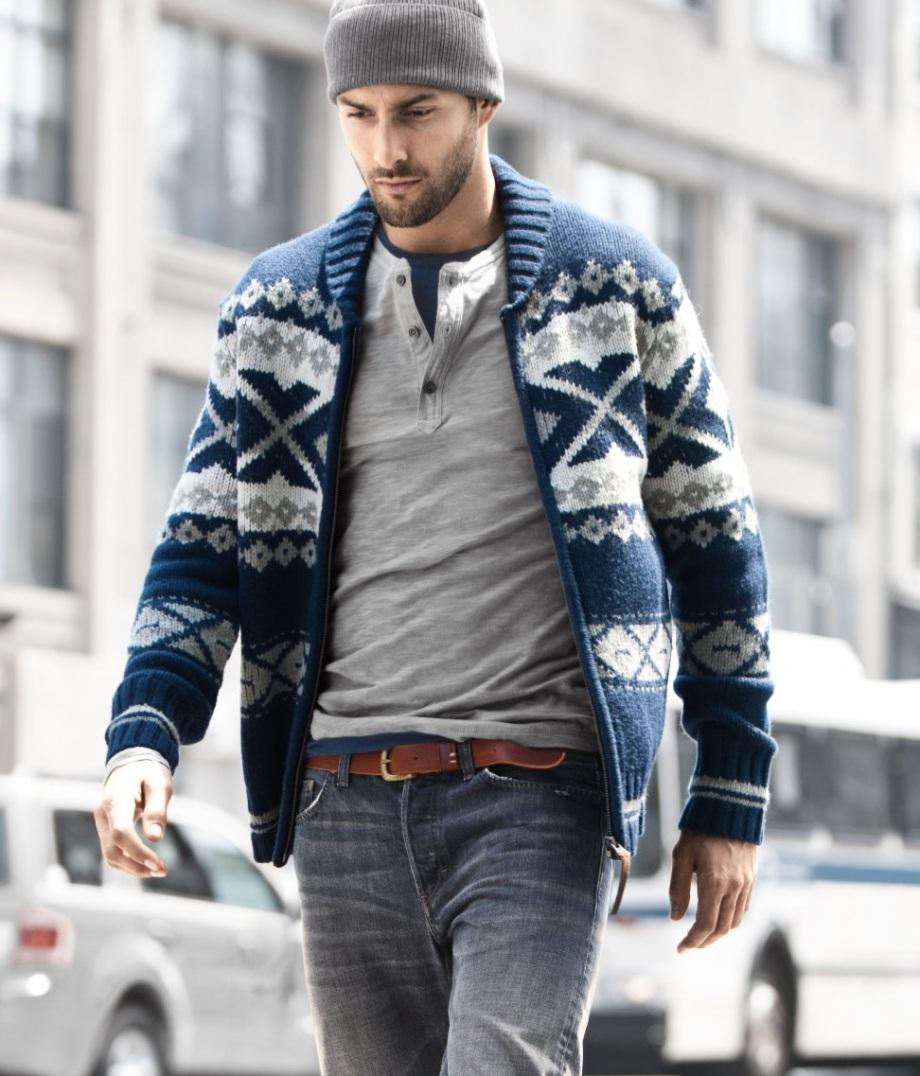 Amazing Men's Combination with Perfect Sweater for This Spring
