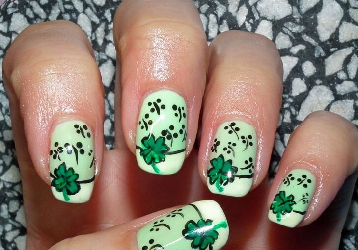 Decorate your Nails in St. Patrick's Day Style - St. Patrick's Day, St. Patrick nails, nails decoration, nails