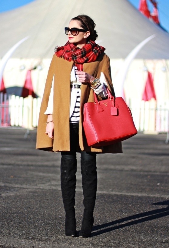Source: www.fashionhippieloves.com 17 Amazing Outfit Ideas with Capes and Ponchos (2)