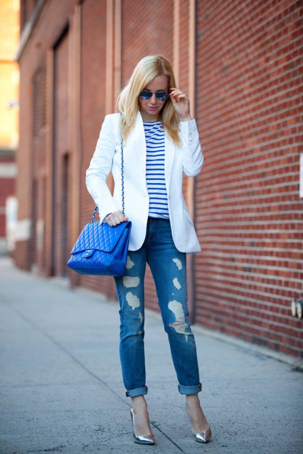 17 Amazing Outfit Ideas with Colored Blazers for Stylish Spring Look (12)