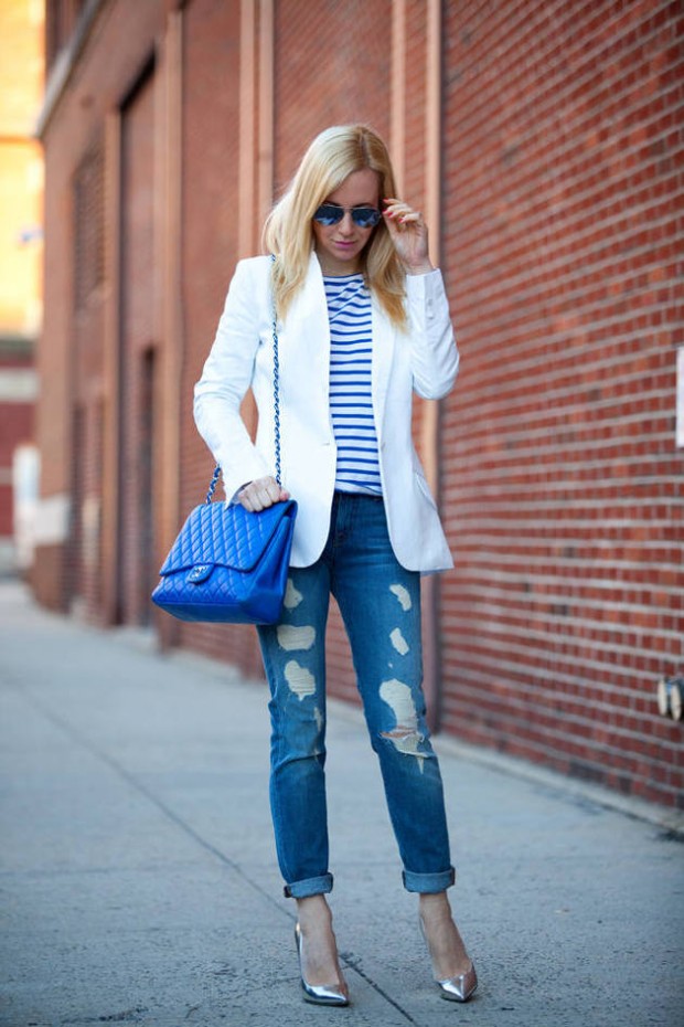 17 Amazing Outfit Ideas with Colored Blazers for Stylish Spring Look