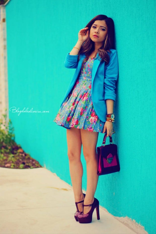 17 Amazing Outfit Ideas with Colored Blazers for Stylish Spring Look (4)