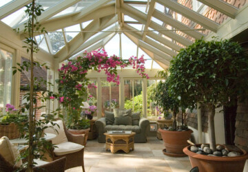 15 Amazing Conservatory Design Ideas - sunroom, garden, Flower, Conservatory