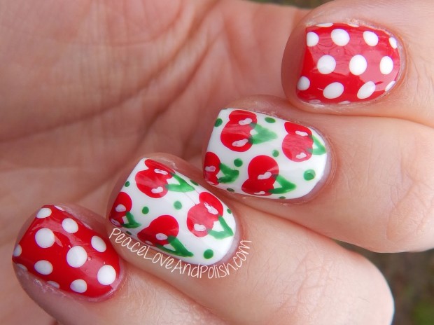 18 Gorgeous Vintage Inspired Nail Art Ideas (12)