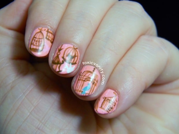 18 Gorgeous Vintage Inspired Nail Art Ideas (16)